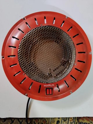 Brasero Eléctrico Marux Circular Negro