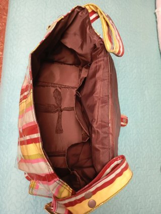 Bolso Carrito Bebé Rayas Multicolor