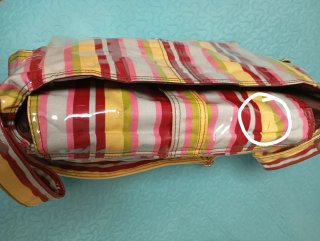 Bolso Carrito Bebé Rayas Multicolor