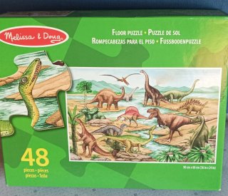 Puzzle Melissa & Doug Dinosaurios 48 piezas
