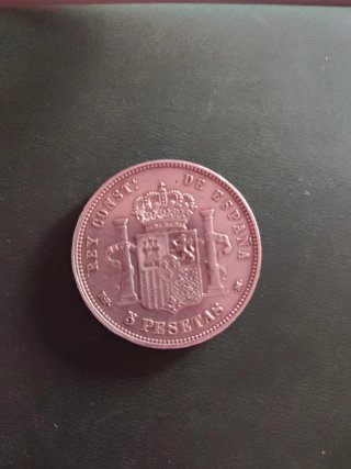 5 Pesetas 1889 MP M Estrellas