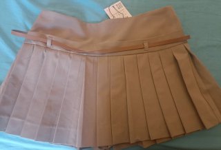 Minifalda pantalón Zara beige Talla S