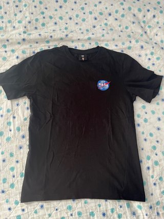 Camiseta Negra NASA Talla 10 Niño