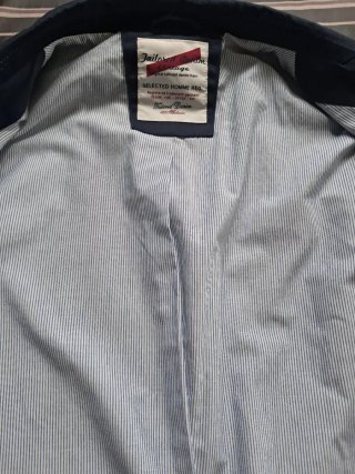 Blazer Selected Homme Talla 56 Azul Nuevo