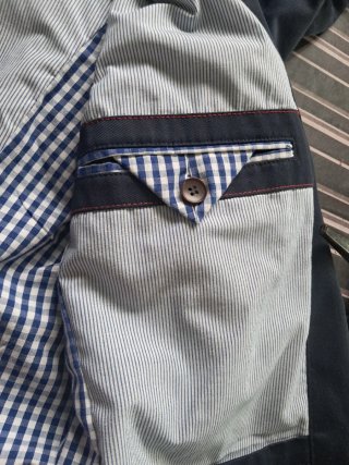 Blazer Selected Homme Talla 56 Azul Nuevo