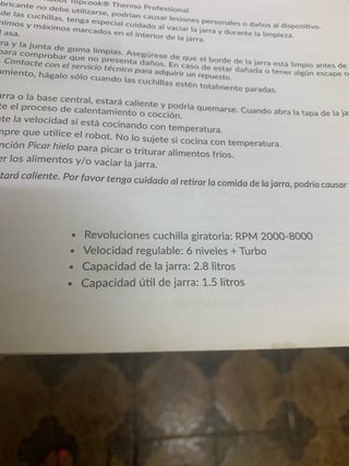 Robot de Cocina Thermo Profesional