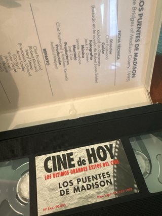 Los Puentes de Madison VHS
