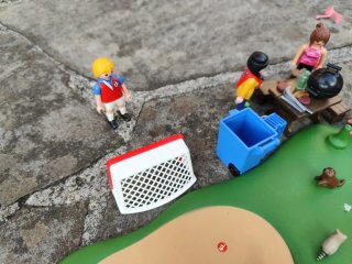 Playmobil Parque Infantil y Barbacoa