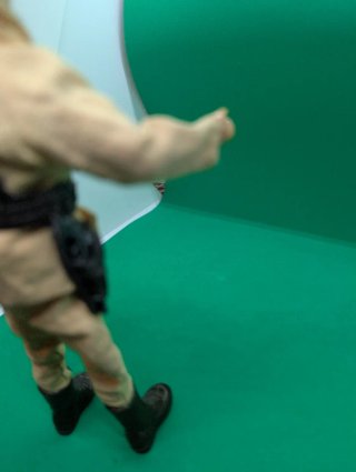 Figura madelman Cazador Safari con Accesorios