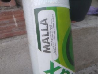 Malla Fibra de Vidrio 50m x 1m