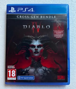PS4 500GB Sony Negra + Diablo IV como nuevo.