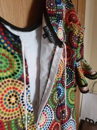 Vestido Flamenca Multicolor Volantes