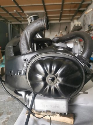 Motor 2CV restaurado