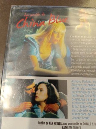 La Pasión de China Blue DVD descatalogado