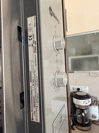 Microondas Integrable Balay (pequeño fallo)