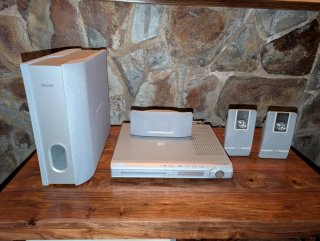 Home Cinema Philips HTS5000W Plata