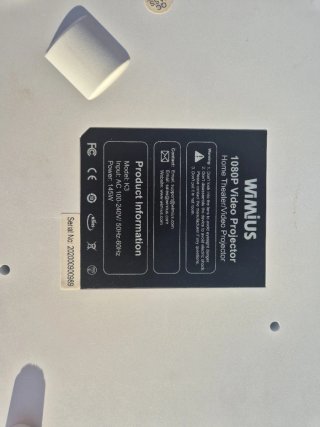 Proyector WiMiUS K3 Negro/Blanco