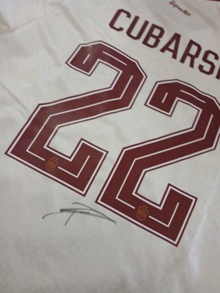 Camiseta España Cubarsi 22 Firmada