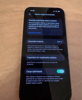 iPhone 13 Pro Space Gray 100% Batería