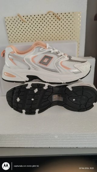 Zapatillas deportivas Lotto mujer blancas y rosas