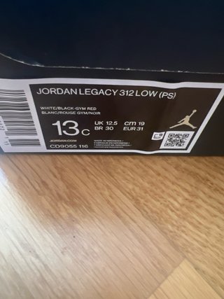 Jordan Legacy 312 Low niño T31