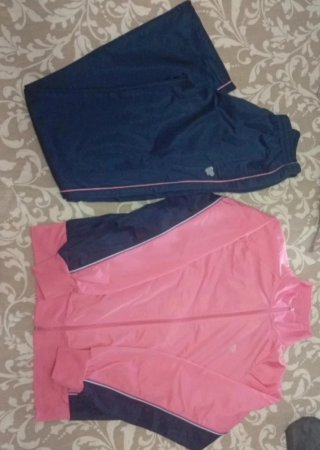 Chándal niña/señora azul y rosa talla 16