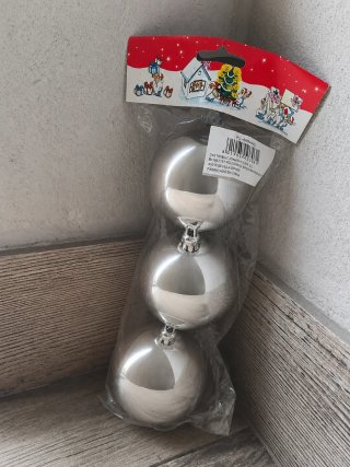 Pack Bolas Navidad Doradas, Plateadas y Rojas