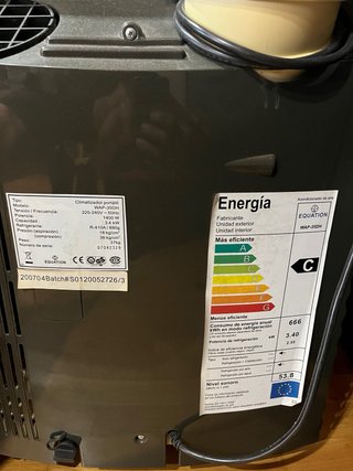 Aire Acondicionado Portátil Equation WAP-35DH
