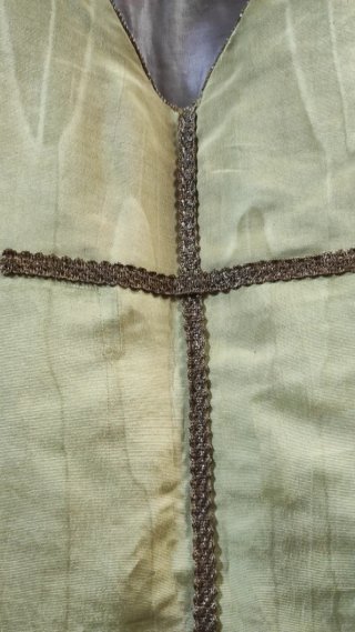 Casulla Sacerdote Antigua Litúrgica Siglo XIX