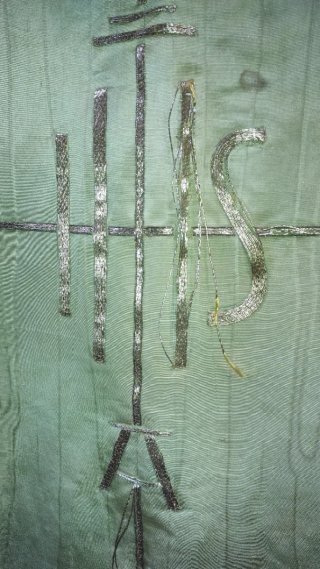 Casulla Sacerdote Antigua Litúrgica Siglo XIX