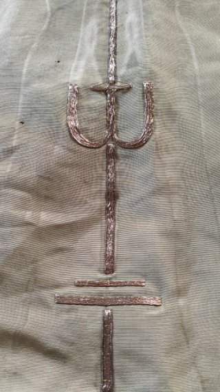 Casulla Sacerdote Antigua Litúrgica Siglo XIX