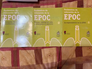 Pack 3 Libros Parámetros valoración EPOC