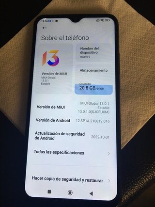 Xiaomi Redmi 9 sin cargador