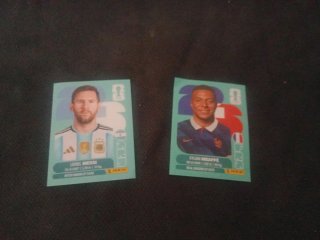 Cromo Mundial Futbol 2026 Messi Mbappe