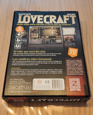 Juego de mesa Lovecraft Aventura Z