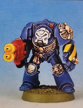 Warhammer 40k Exterminador Lanzallamas Pesado