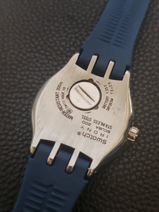 Orologio Swatch Scuba Substance Uomo Blu Argento