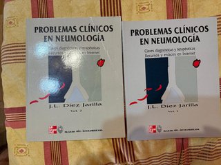 2 libros Problemas clínicos Neumología