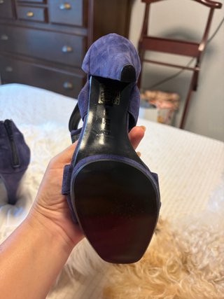 Zapatos de tacón Gloria Ortiz piel morado
