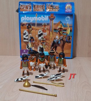 Playmobil Figuras Egipcias con Carro