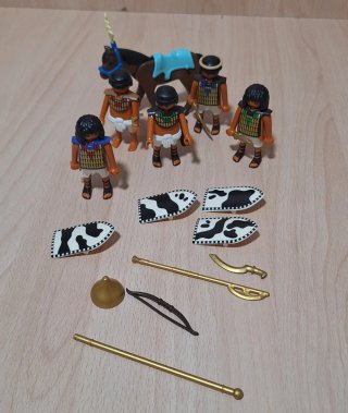 Playmobil Figuras Egipcias con Carro