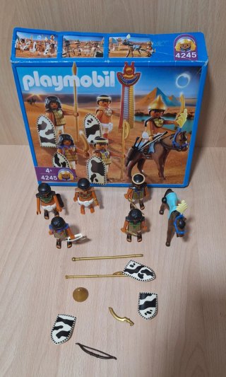 Playmobil Figuras Egipcias con Carro