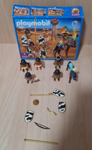 Playmobil Figuras Egipcias con Carro