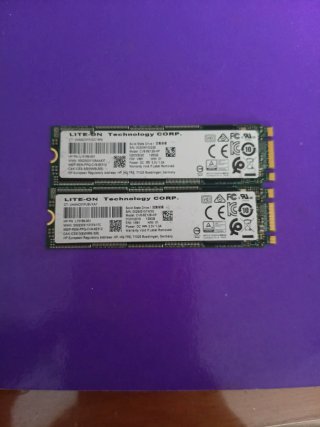 2x SSD Lite-On 128GB