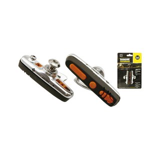 Zapatas Baradine ABS Aluminio 55mm. Plata
