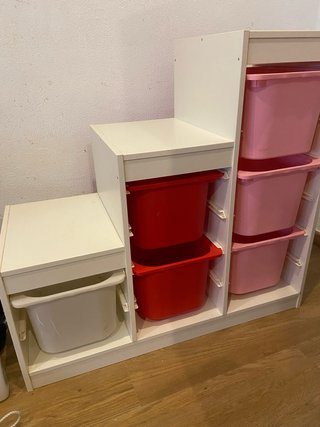 Mueble organizador de juguetes