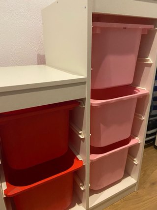 Mueble organizador de juguetes