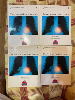 Pack 4 libros Trastornos respiratorios