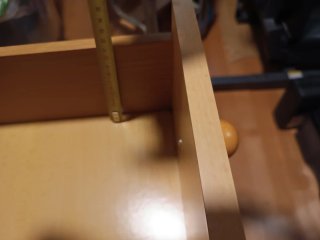 Cajonera de madera clara
