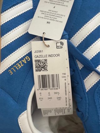 Adidas Gazelle Azul y Blanco